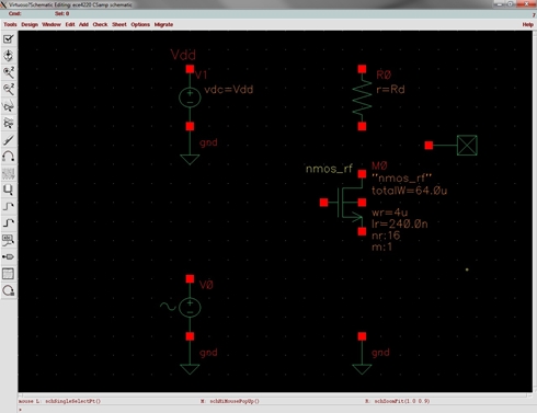 Figure 7. Schematic after placement