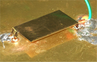 Varactor-tuned Planner Inverted-F Antenna. The antenna size is 20*40*5 mm and the ground plane size is 250*250mm